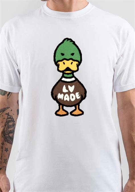lv made duck shirt